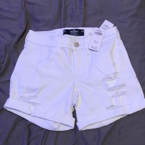 White Hollister Shorts